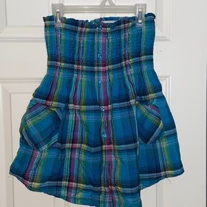 Strapless top